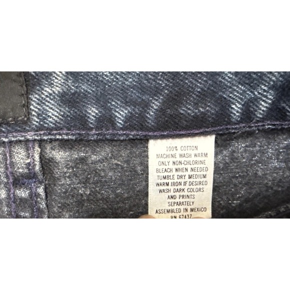 Vintage SASSON High Waist Acid Wash High Rise Mom Denim Jeans 80 90s Sz 11/12 - Picture 9 of 12